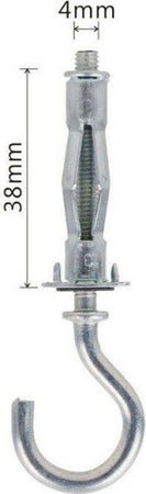 Set 3 Tasselli Metallo Espandibile Gancio Viti A Espansione Stile C 4x38mm 92858 Fai da te/Ferramenta/Chiodi viti ed elementi di fissaggio/Tasselli/Tasselli a espansione Trade Shop italia - Napoli, Commerciovirtuoso.it