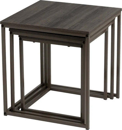 Set-3-Tavolini-ad-Incastro-Industrial-da-Salotto-Caffè-Salvaspazio-Legno-Grigio