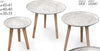 Set 3 Tavolini Piedi In Legno Salotto Giardino Decorati Ø45-40-30cm Tondi 783951 Giardino e giardinaggio/Arredamento da giardino e accessori/Tavoli e tavolini/Tavolini da appoggio Trade Shop italia - Napoli, Commerciovirtuoso.it