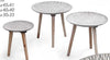 Set 3 Tavolini Tavolo Mdf Piedi Legno Salotto Giardino Ø45-40-30cm Tondi 783944 Giardino e giardinaggio/Arredamento da giardino e accessori/Tavoli e tavolini/Tavolini da appoggio Trade Shop italia - Napoli, Commerciovirtuoso.it