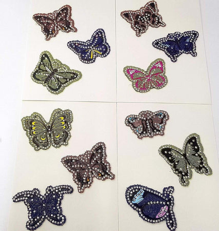 Set 3 Toppe Toppa Termoadesive Termo Adesive Farfalla Farfalle Cucito Jeans Casa e cucina/Hobby creativi/Cucito/Rifiniture e abbellimenti/Applique patch e toppe Trade Shop italia - Napoli, Commerciovirtuoso.it