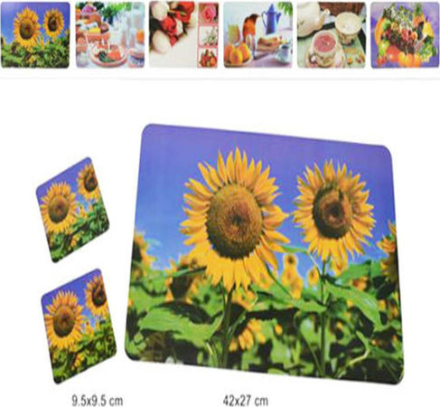 SET 3 PEZZI TOVAGLIETTA COLAZIONE TOVAGLIA FANTASIA Casa e cucina/Tessili per la casa/Tessili da cucina/Tovagliette Trade Shop italia - Napoli, Commerciovirtuoso.it