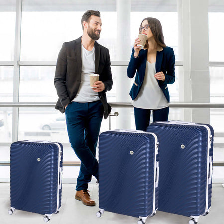 Set-3-Valigie-Rigide-con-Ruote-Easy-Roll-Trolley-Bagaglio-a-Mano-Viaggio-Blu