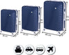 Set-3-Valigie-Rigide-con-Ruote-Easy-Roll-Trolley-Bagaglio-a-Mano-Viaggio-Blu