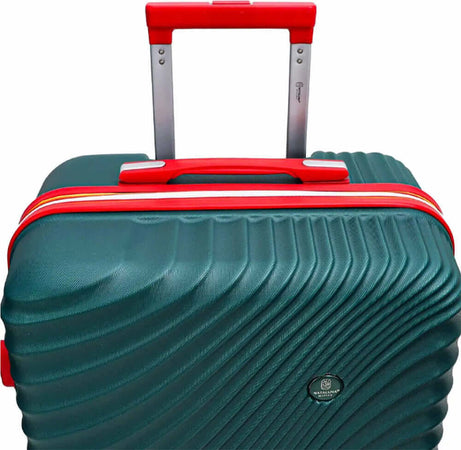 Set-3-Valigie-Rigide-con-Ruote-Easy-Roll-Trolley-Bagaglio-a-Mano-Viaggio-Verde