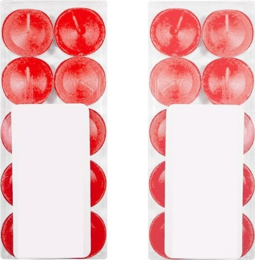 Set-30-Candele-Candela-Profumata-Fragranza-Fragola-Strawberry-Rosso-Profumo