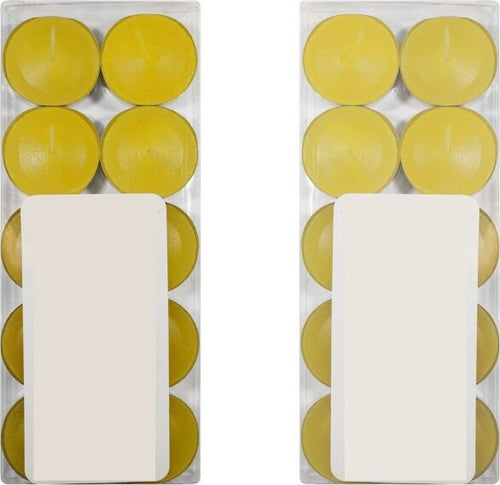 Set-30-Candele-Candela-Profumata-Fragranza-Limone-Lemon-Gialla-Profumo-Essenza