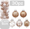 Set 30 Palline Natalizie Decorazioni 6 Cm Addobbi Per Albero Di Natale Xc-8234 Casa, arredamento e bricolage > Prodotti per Feste > Prodotti Natalizi Trade Shop italia - Napoli, Commerciovirtuoso.it