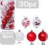 Set-30-Palline-Natalizie-Decorazioni-6-Cm-Addobbi-Per-Albero-Di-Natale-Xc-8237