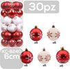 Set 30 Palline Natalizie Decorazioni 6 Cm Addobbi Per Albero Di Natale Xc-8240 Casa, arredamento e bricolage > Prodotti per Feste > Prodotti Natalizi Trade Shop italia - Napoli, Commerciovirtuoso.it
