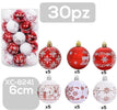 Set 30 Palline Natalizie Decorazioni 6 Cm Addobbi Per Albero Di Natale Xc-8241 Casa, arredamento e bricolage > Prodotti per Feste > Prodotti Natalizi Trade Shop italia - Napoli, Commerciovirtuoso.it