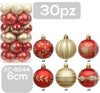 Set 30 Palline Natalizie Decorazioni 6 Cm Addobbi Per Albero Di Natale Xc-8244 Casa, arredamento e bricolage > Prodotti per Feste > Prodotti Natalizi Trade Shop italia - Napoli, Commerciovirtuoso.it
