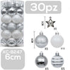 Set 30 Palline Natalizie Decorazioni 6 Cm Addobbi Per Albero Di Natale Xc-8247 Casa, arredamento e bricolage > Prodotti per Feste > Prodotti Natalizi Trade Shop italia - Napoli, Commerciovirtuoso.it
