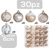 Set 30 Palline Natalizie Decorazioni 6 Cm Addobbi Per Albero Di Natale Xc-8254 Casa, arredamento e bricolage > Prodotti per Feste > Prodotti Natalizi Trade Shop italia - Napoli, Commerciovirtuoso.it