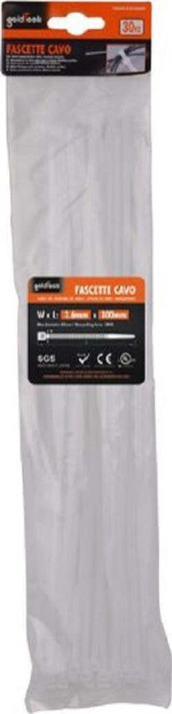 Set 30 Pz Fascette Cavi Cavo Bianco Stringenti In Plastica Nylon 3.6x300mm 92368 Fai da te/Materiale elettrico/Gestione del cavo/Stringicavi Trade Shop italia - Napoli, Commerciovirtuoso.it
