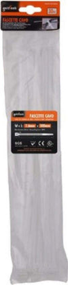 Set-30-Pz-Fascette-Cavi-Cavo-Bianco-Stringenti-In-Plastica-Nylon-3.6x300mm-92368