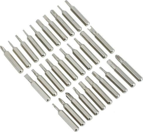 SET 31 PEZZI CACCIAVITI TORX DI PRECISIONE INTERCAMBIABILI OROLOGI PC Fai da te/Utensili elettrici e a mano/Utensili a mano/Cacciaviti/Set cacciaviti Trade Shop italia - Napoli, Commerciovirtuoso.it