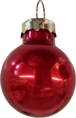 Set 32 palline natalizie in vetro Rosso Perlato da Ø 2 cm, Pendaglio Tinta Unita Casa e cucina/Decorazioni per interni/Addobbi e decorazioni per ricorrenze/Decorazioni natalizie/Addobbi e decorazioni/Palle e palline MagiediNatale.it - Altamura, Commerciovirtuoso.it
