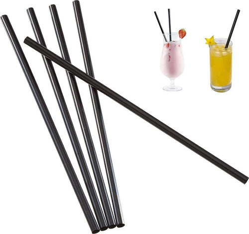 SET 350PZ CANNUCCE DRITTA NERE 22CM PROFESSIONALI BARMAN PER COCKTAIL DRINK  Trade Shop italia - Napoli, Commerciovirtuoso.it