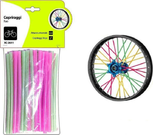 Set 36 Pezzi Copriraggi Copri Raggi Fluo Per Ruota Ruote Bici Bicicletta Xc-2611 Sport e Tempo Libero > Ciclismo > Ricambi per Bici > Sport Trade Shop italia - Napoli, Commerciovirtuoso.it