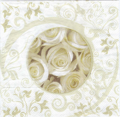 Set 36 Pezzi Tovaglioli Carta Usa E Getta Rose Bianco Beige 33x33cm Matrimonio Casa, arredamento e bricolage > Prodotti per Feste Trade Shop italia - Napoli, Commerciovirtuoso.it