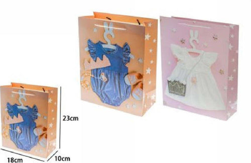 Set 3buste Busta Borsa Regalo Nascita Compleanno Bimba 23x18x10cm 69973 2modelli Casa, arredamento e bricolage > Prodotti per Feste Trade Shop italia - Napoli, Commerciovirtuoso.it