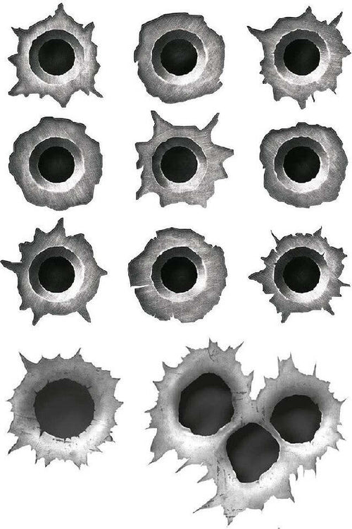 Set 3pz Adesivi Fori Di Proiettile Grigio Scuro Per Auto Moto Notebook Smartphone Auto e Moto/Accessori per auto/Decalcomanie adesivi e magneti Trade Shop italia - Napoli, Commerciovirtuoso.it