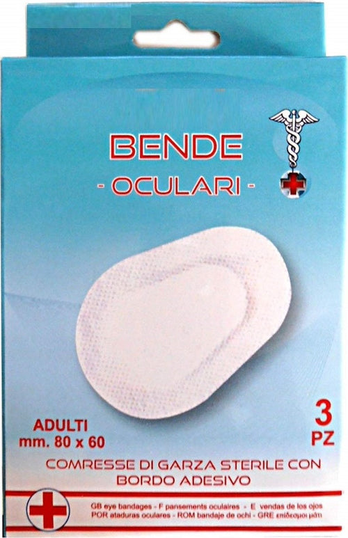 Set 3pz Bende Oculari 80x60cm Per Occhi Bordo Adesivo Sterili Garza Bendaggio Cerotti Salute e Bellezza > Cura della Persona Trade Shop italia - Napoli, Commerciovirtuoso.it
