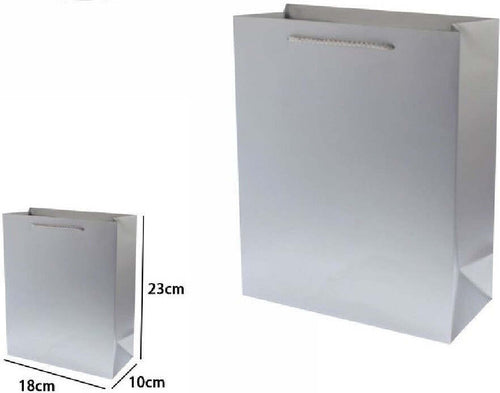 Set 3pz Buste Borsa Regalo Sacchetti 23x18x10 Cm 69911 Grigio Con Manico Cordino Casa e cucina/Hobby creativi/Articoli per confezioni regalo/Sacchetti da regalo Trade Shop italia - Napoli, Commerciovirtuoso.it