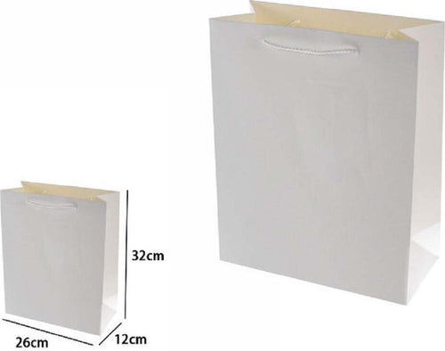 Set 3pz Buste Borsa Regalo Sacchetti 32x26x12 Cm 69900 Bianco Con Manico Cordino Casa, arredamento e bricolage > Prodotti per Feste Trade Shop italia - Napoli, Commerciovirtuoso.it