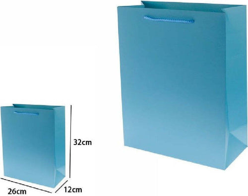Set 3pz Buste Borsa Regalo Sacchetti 32x26x12cm 69904 Celeste Con Manico Cordino Casa, arredamento e bricolage > Prodotti per Feste Trade Shop italia - Napoli, Commerciovirtuoso.it