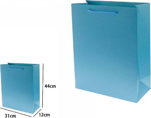 Set 3pz Buste Borsa Regalo Sacchetti 44x31x12cm 69905 Celeste Con Manico Cordino Casa, arredamento e bricolage > Prodotti per Feste Trade Shop italia - Napoli, Commerciovirtuoso.it