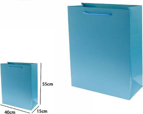 Set 3pz Buste Borsa Regalo Sacchetti 55x40x15cm 69906 Celeste Con Manico Cordino Casa, arredamento e bricolage > Prodotti per Feste Trade Shop italia - Napoli, Commerciovirtuoso.it