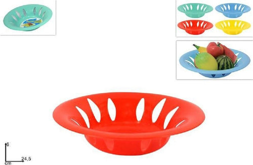 Set 3pz Cestino Cesto Tondo Colorato Centrotavola Porta Frutta Cucina 24,5 X 6cm Casa, arredamento e bricolage > Cucina > Accessori cucina Trade Shop italia - Napoli, Commerciovirtuoso.it