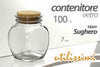 Set 3pz Contenitore Barattolo Barattolino Tondo 100ml Vetro Tappo Sughero 708664 Casa e cucina/Organizzazione interni/Contenitori e barattoli da cucina/Vasetti e barattoli per conserve/Barattoli Trade Shop italia - Napoli, Commerciovirtuoso.it