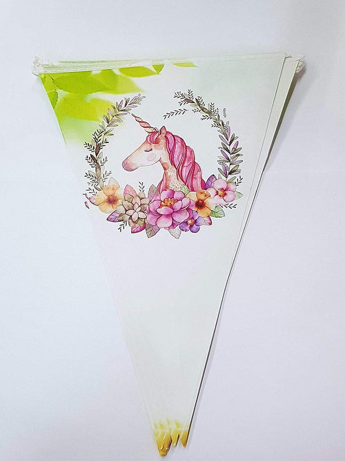 Set 3pz Festoni Unicorno Fiori 12 Bandierine Ciascuno Addobbi Compleanno Festone Casa, arredamento e bricolage > Prodotti per Feste > Festoni e Palloncini Trade Shop italia - Napoli, Commerciovirtuoso.it