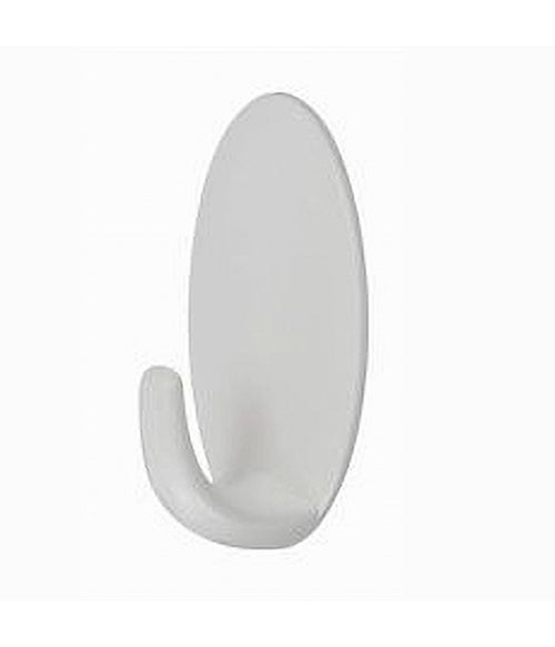 Set 3pz Ganci Appendini Adesivi Ovali Parete Casa Cucina Bagno Attaccapanni 59677