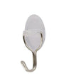 Set 3pz Ganci Appendini Adesivi Parete Casa Cucina Bagno Attaccapanni Ovale 87010