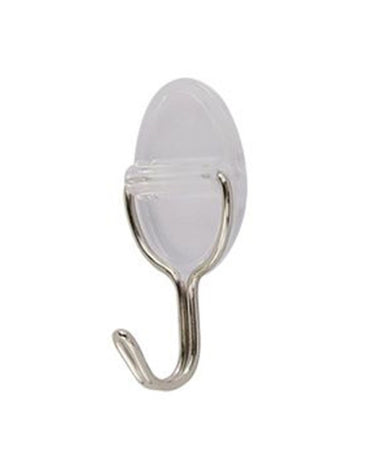 Set 3pz Ganci Appendini Adesivi Parete Casa Cucina Bagno Attaccapanni Ovale 87010