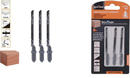 Set 3pz Lame Per Seghetto Alternativo T101ao Hcs Lama Ricambio Per Legno 90186 Fai da te/Utensili elettrici e a mano/Accessori per utensili elettrici/Lame/Lame per seghe alternative Trade Shop italia - Napoli, Commerciovirtuoso.it