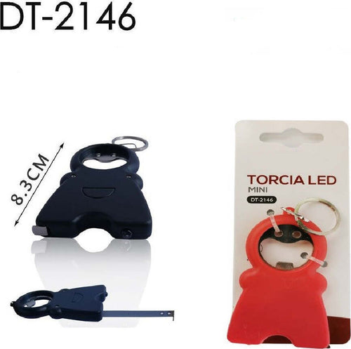 Set 3pz Mini Torcia Led Portachiavi Omino Tascabile Apribottiglia Metro Dt-2146 Casa, arredamento e bricolage > Bricolage e fai da te > Torce Trade Shop italia - Napoli, Commerciovirtuoso.it