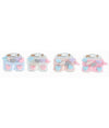 Set 3pz Polsini Fascia Capelli Con Cuori Colorati Lavaggi Viso Trattamenti 10751