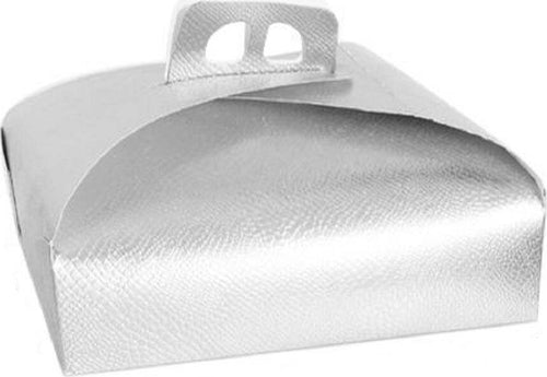 Set 3pz Scatola Porta Torta Argento 40x40 Cm Dolci Pasticceria Festa Party 58016 Casa e cucina/Teglie da forno e accessori per pasticceria/Accessori e utensili per pasticceria/Scatole per torta Trade Shop italia - Napoli, Commerciovirtuoso.it