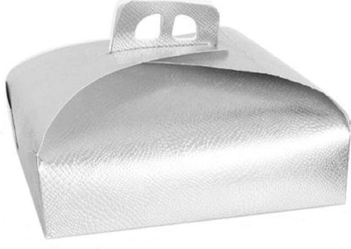 Set 3pz Scatola Porta Torta Argento 45x45cm Dolci Pasticceria Festa Party 58017 Casa e cucina/Teglie da forno e accessori per pasticceria/Accessori e utensili per pasticceria/Scatole per torta Trade Shop italia - Napoli, Commerciovirtuoso.it