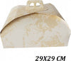 Set-3pz-Scatola-Porta-Torta-Cartone-Dolce-29x29cm-Carta-Compleanni-Festa-Party