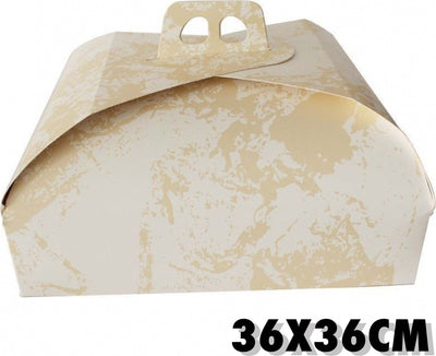 SET 3PZ SCATOLA PORTA TORTA CARTONE DOLCE 36x36CM CARTA COMPLEANNI FESTA PARTY  Trade Shop italia - Napoli, Commerciovirtuoso.it