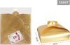 Set 3pz Scatola Porta Torta Oro 29x29cm Per Dolci Paste Pasticceria Festa 58007 Casa e cucina/Teglie da forno e accessori per pasticceria/Accessori e utensili per pasticceria/Scatole per torta Trade Shop italia - Napoli, Commerciovirtuoso.it
