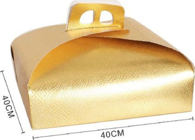 Set 3pz Scatola Porta Torta Oro 40x40 Cm Per Dolci Paste Pasticceria Festa 58010 Casa e cucina/Teglie da forno e accessori per pasticceria/Accessori e utensili per pasticceria/Scatole per torta Trade Shop italia - Napoli, Commerciovirtuoso.it