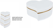 Set 3pz Scatole Box Regali Varie Misure Matrioska Forma Cuore Storto Bianco 71931 Casa, arredamento e bricolage > Prodotti per Feste Trade Shop italia - Napoli, Commerciovirtuoso.it