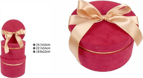 Set 3pz Scatole Scatola Box Per Regali Varie Misure Matrioska Tonde Rosso 71945 Casa, arredamento e bricolage > Prodotti per Feste Trade Shop italia - Napoli, Commerciovirtuoso.it